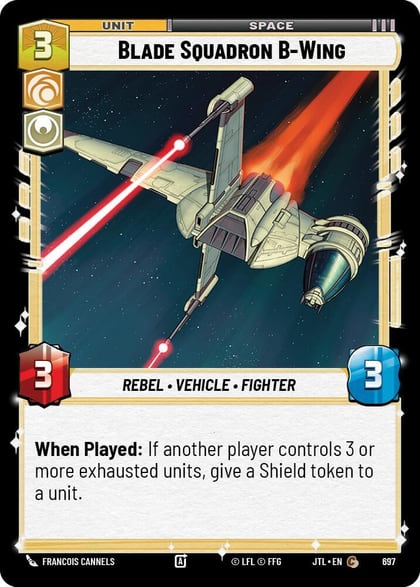 Blade Squadron B-Wing (Foil), Jump to Lightspeed 697