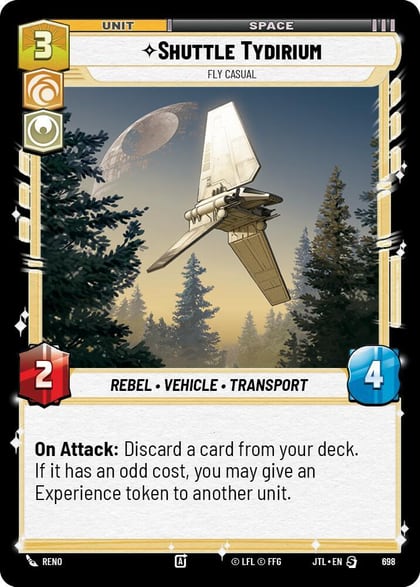 Shuttle Tydirium - Fly Casual (Foil), Jump to Lightspeed 698