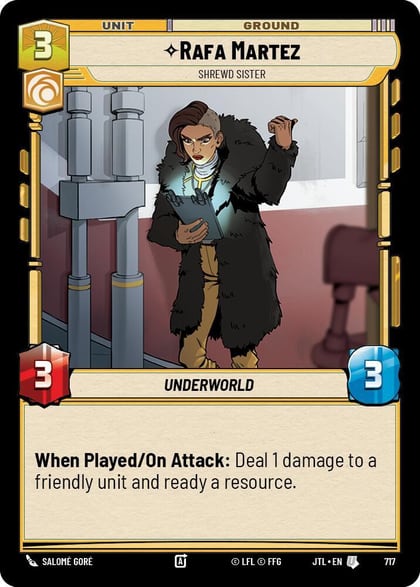 Rafa Martez - Shrewd Sister (Foil), Jump to Lightspeed 717