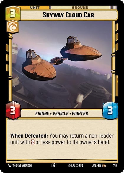 Skyway Cloud Car (Foil), Jump to Lightspeed 718