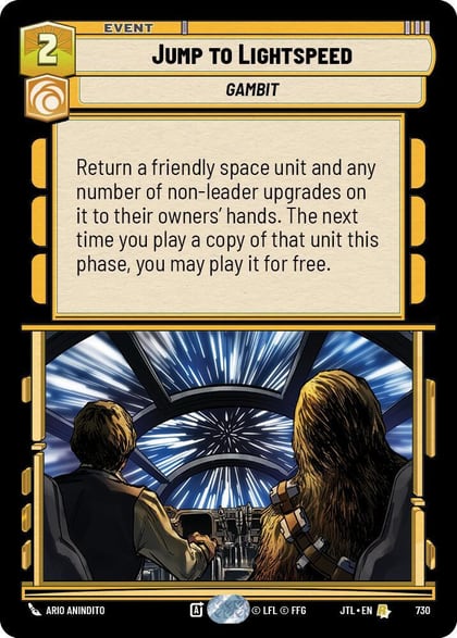 Jump to Lightspeed (Foil), Jump to Lightspeed 730