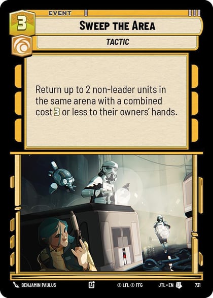 Sweep the Area (Foil), Jump to Lightspeed 731