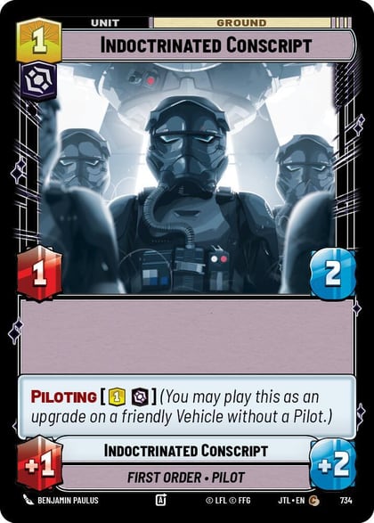 Indoctrinated Conscript (Foil), Jump to Lightspeed 734