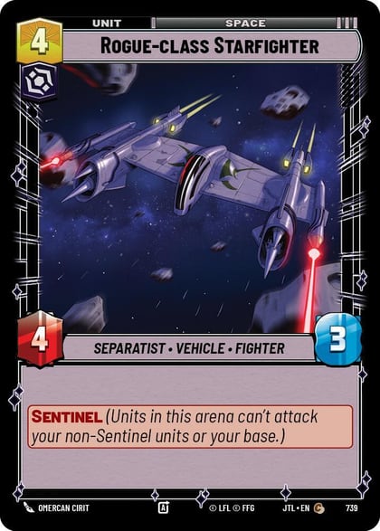 Rogue-class Starfighter (Foil), Jump to Lightspeed 739