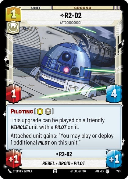 R2-D2 - Artooooooooo! (Foil), Jump to Lightspeed 743