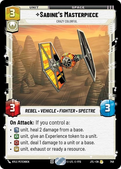 Sabine's Masterpiece - Crazy Colorful (Foil), Jump to Lightspeed 748