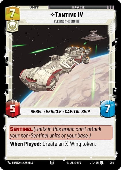 Tantive IV - Fleeing the Empire (Foil), Jump to Lightspeed 750