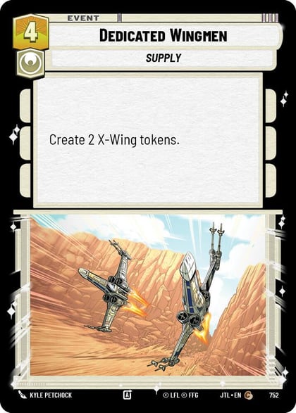 Dedicated Wingmen (Foil), Jump to Lightspeed 752