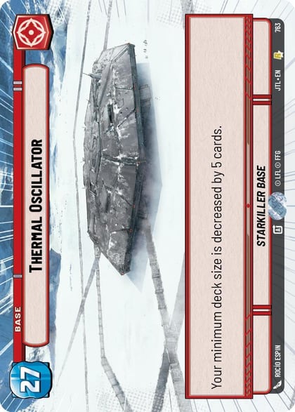 Thermal Oscillator (Hyperspace Foil), Jump to Lightspeed 763