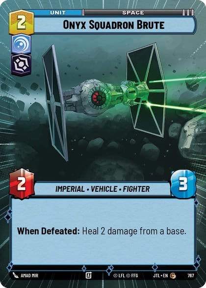 Onyx Squadron Brute (Hyperspace Foil), Jump to Lightspeed 767