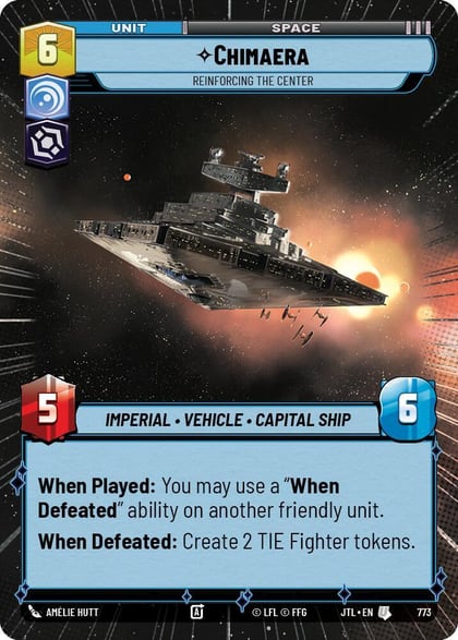 Chimaera - Reinforcing the Center (Hyperspace Foil), Jump to Lightspeed 773