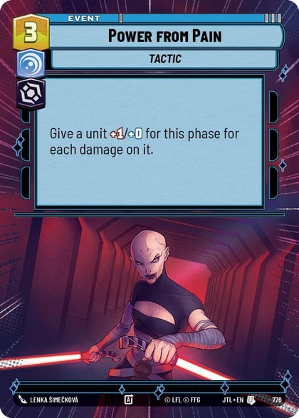 Power from Pain (Hyperspace Foil), Jump to Lightspeed 776