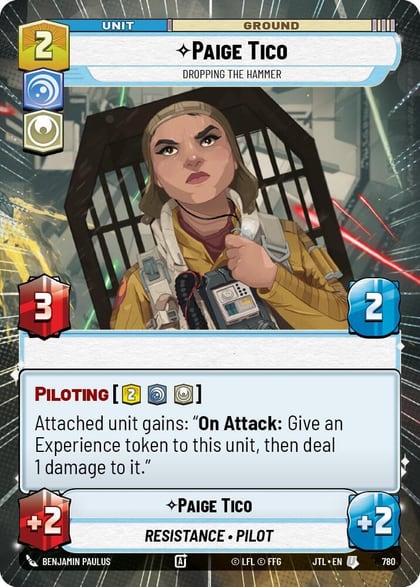 Paige Tico - Dropping the Hammer (Hyperspace Foil), Jump to Lightspeed 780