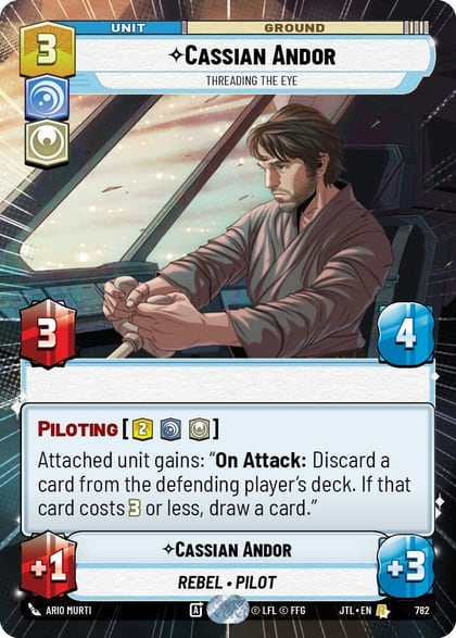 Cassian Andor - Threading the Eye (Hyperspace Foil), Jump to Lightspeed 782