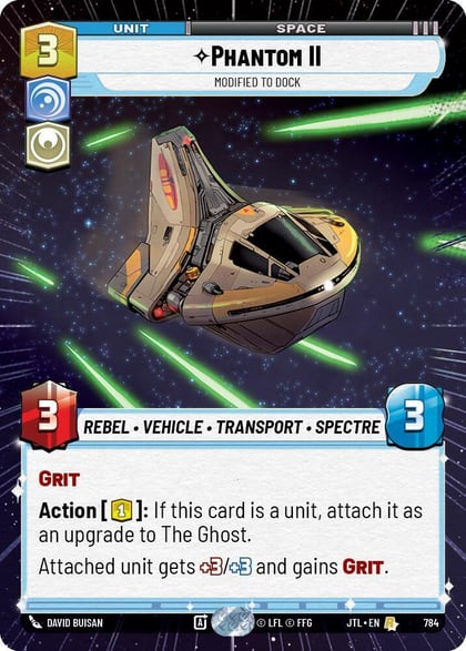 Phantom II - Modified to Dock (Hyperspace Foil), Jump to Lightspeed 784