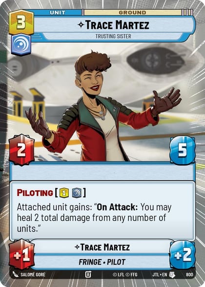 Trace Martez - Trusting Sister (Hyperspace Foil), Jump to Lightspeed 800