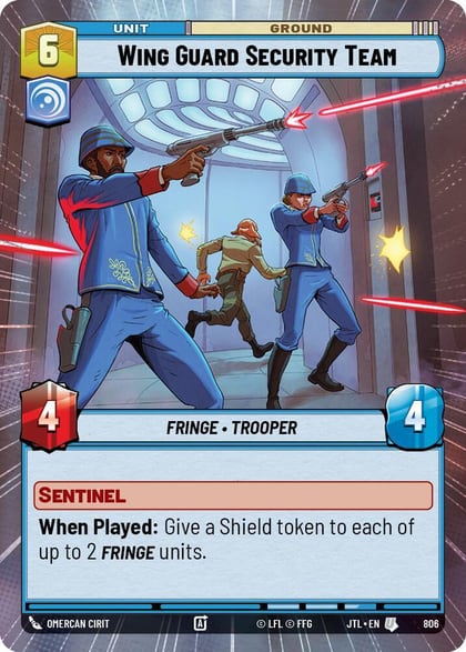 Wing Guard Security Team (Hyperspace Foil), Jump to Lightspeed 806