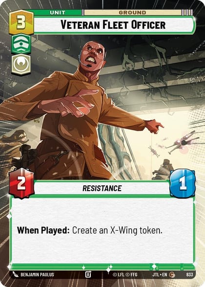 Veteran Fleet Officer (Hyperspace Foil), Jump to Lightspeed 833