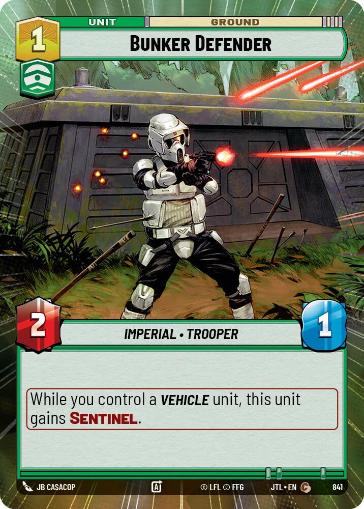 Bunker Defender (Hyperspace Foil), Jump to Lightspeed 841