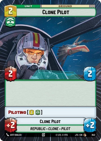 Clone Pilot (Hyperspace Foil), Jump to Lightspeed 842