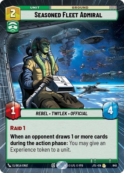 Seasoned Fleet Admiral (Hyperspace Foil), Jump to Lightspeed 845