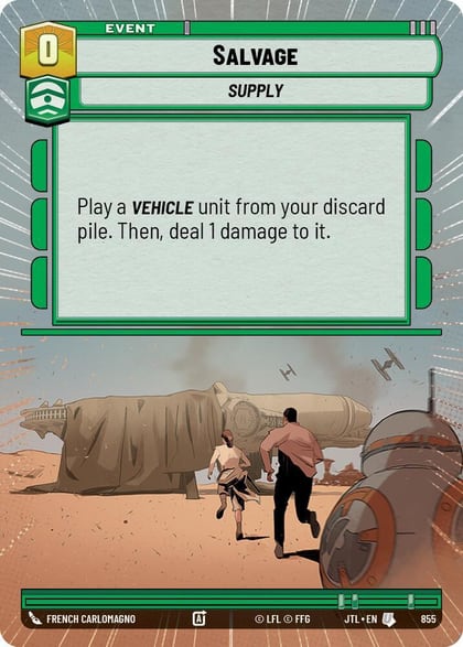 Salvage (Hyperspace Foil), Jump to Lightspeed 855