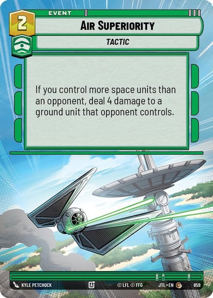 Air Superiority (Hyperspace Foil), Jump to Lightspeed 859