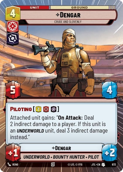 Dengar - Crude and Slovenly (Hyperspace Foil), Jump to Lightspeed 873