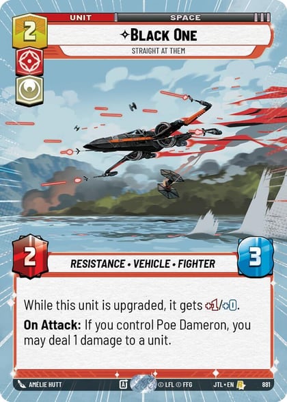 Black One - Straight At Them (Hyperspace Foil), Jump to Lightspeed 881