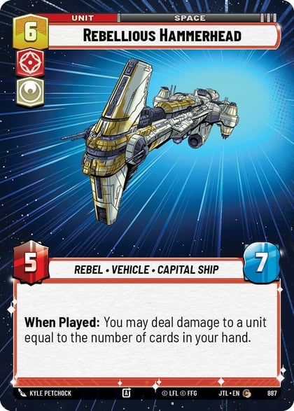 Rebellious Hammerhead (Hyperspace Foil), Jump to Lightspeed 887