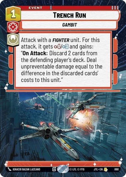 Trench Run (Hyperspace Foil), Jump to Lightspeed 890