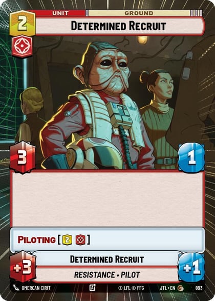 Determined Recruit (Hyperspace Foil), Jump to Lightspeed 893