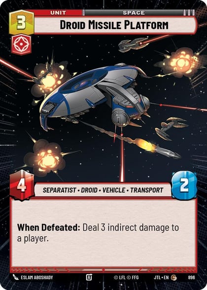 Droid Missile Platform (Hyperspace Foil), Jump to Lightspeed 896