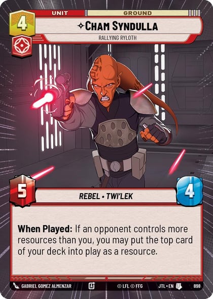 Cham Syndulla - Rallying Ryloth (Hyperspace Foil), Jump to Lightspeed 898