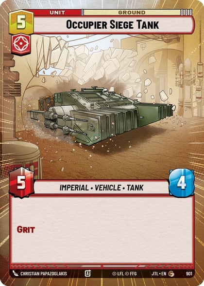 Occupier Siege Tank (Hyperspace Foil), Jump to Lightspeed 901