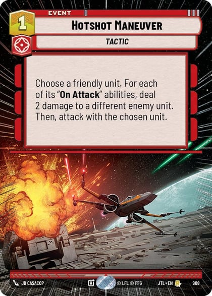 Hotshot Maneuver (Hyperspace Foil), Jump to Lightspeed 908