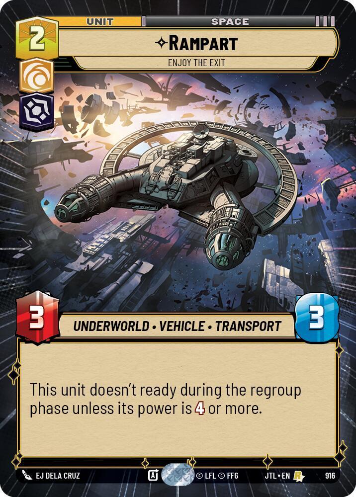 Rampart - Enjoy the Exit (Hyperspace Foil), Jump to Lightspeed 916