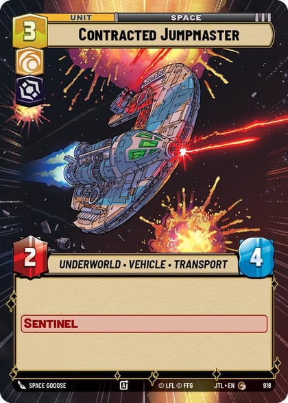 Contracted Jumpmaster (Hyperspace Foil), Jump to Lightspeed 918