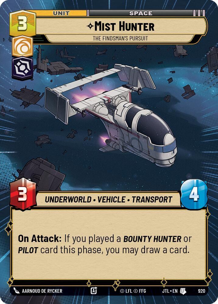 Mist Hunter - The Findsman's Pursuit (Hyperspace Foil), Jump to Lightspeed 920