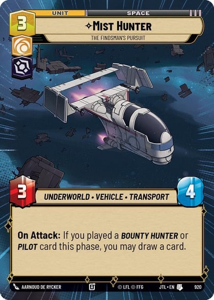 Mist Hunter - The Findsman's Pursuit (Hyperspace Foil), Jump to Lightspeed 920