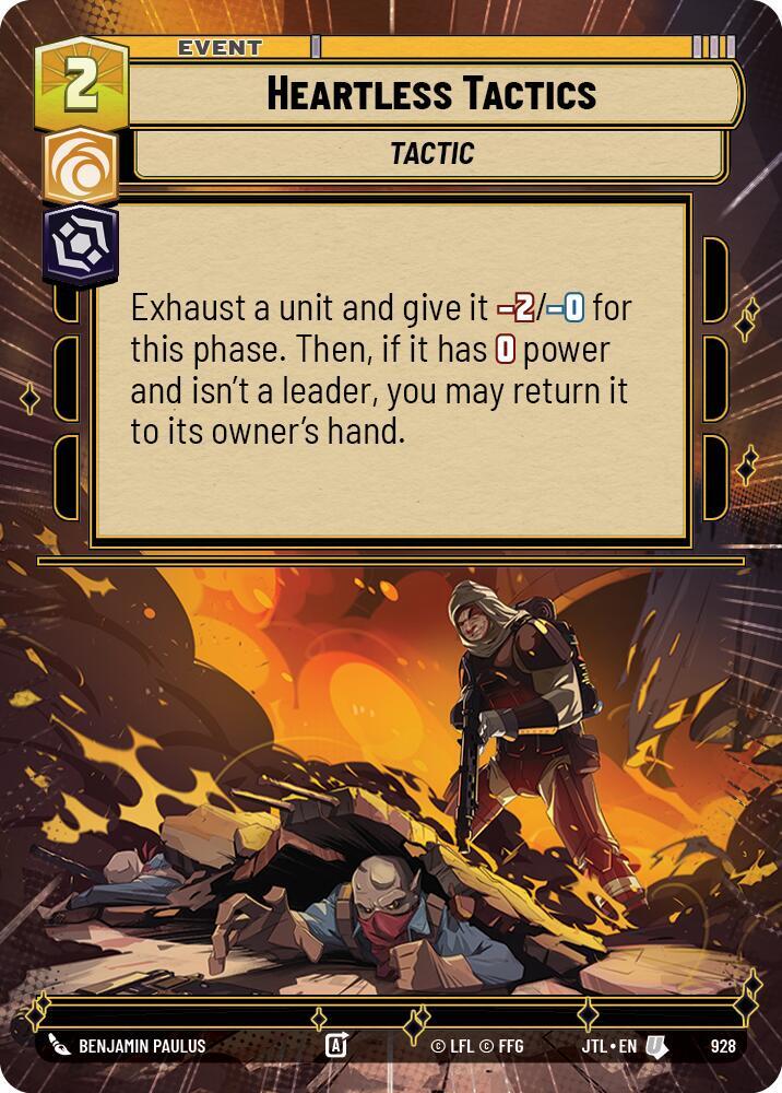 Heartless Tactics (Hyperspace Foil), Jump to Lightspeed 928