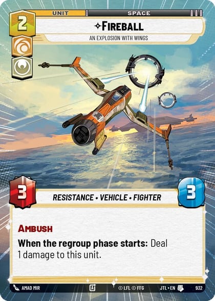 Fireball - An Explosion With Wings (Hyperspace Foil), Jump to Lightspeed 932