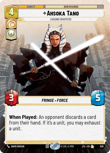 Ahsoka Tano - Chasing Whispers (Hyperspace Foil), Jump to Lightspeed 935
