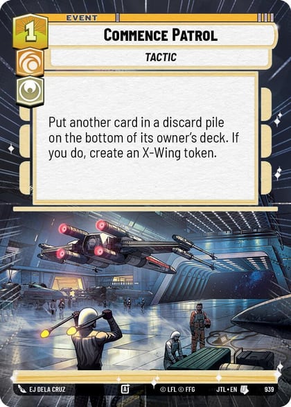 Commence Patrol (Hyperspace Foil), Jump to Lightspeed 939