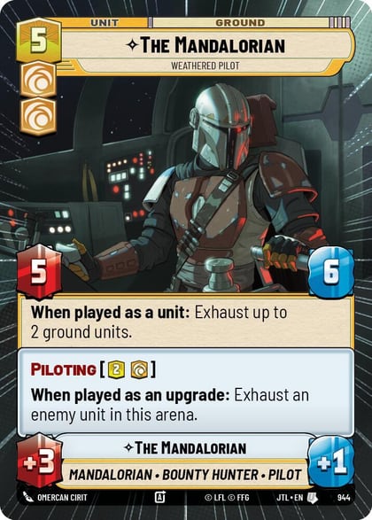 The Mandalorian - Weathered Pilot (Hyperspace Foil), Jump to Lightspeed 944