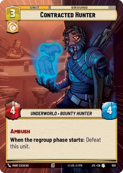 Contracted Hunter (Hyperspace Foil), Jump to Lightspeed 950