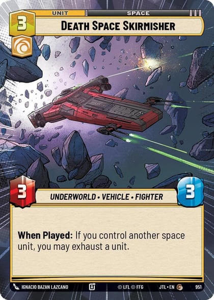 Death Space Skirmisher (Hyperspace Foil), Jump to Lightspeed 951