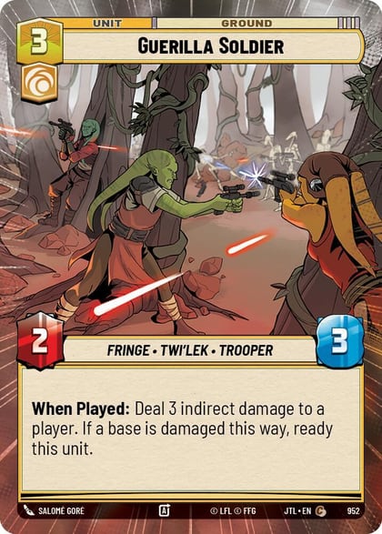 Guerilla Soldier (Hyperspace Foil), Jump to Lightspeed 952