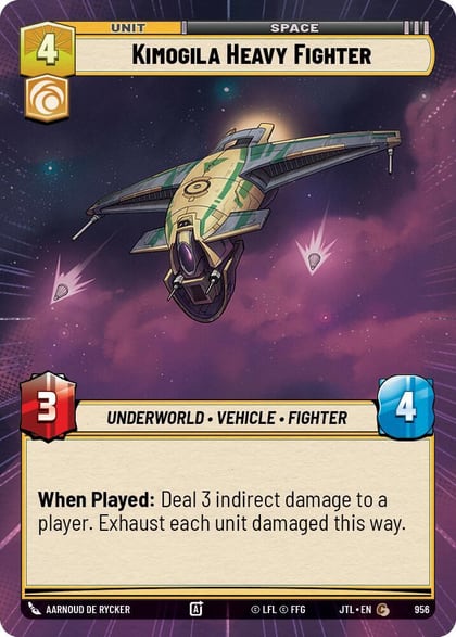 Kimogila Heavy Fighter (Hyperspace Foil), Jump to Lightspeed 956