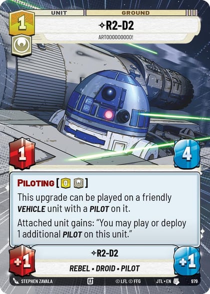 R2-D2 - Artooooooooo! (Hyperspace Foil), Jump to Lightspeed 979